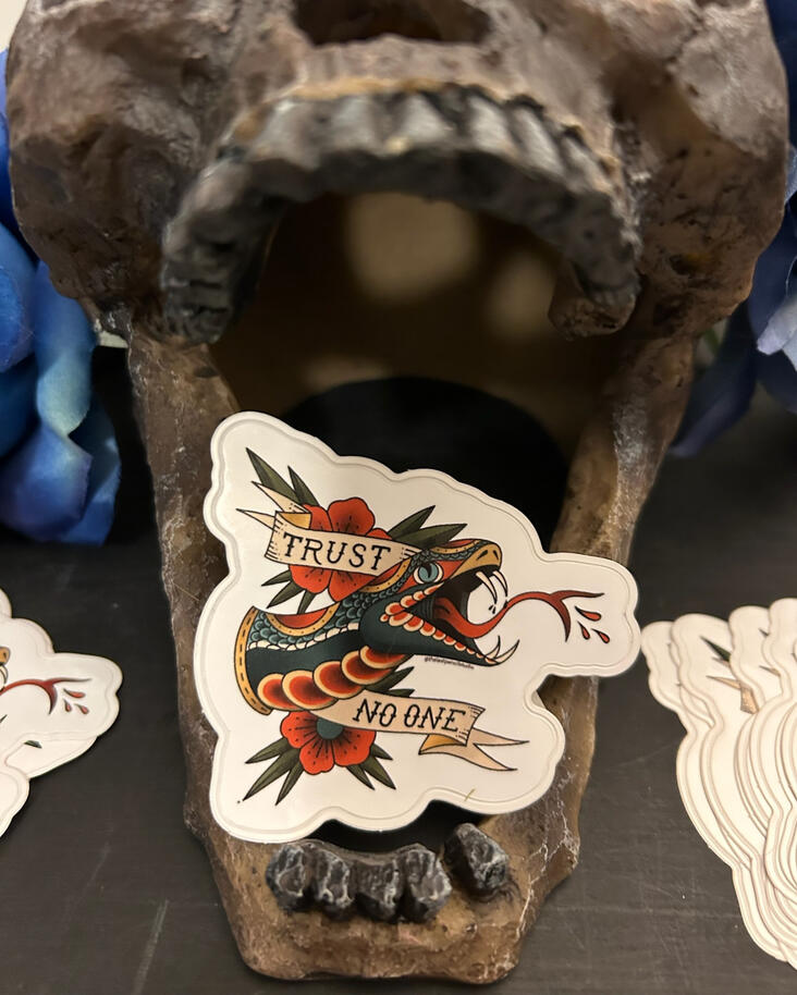 Trust No One Sticker