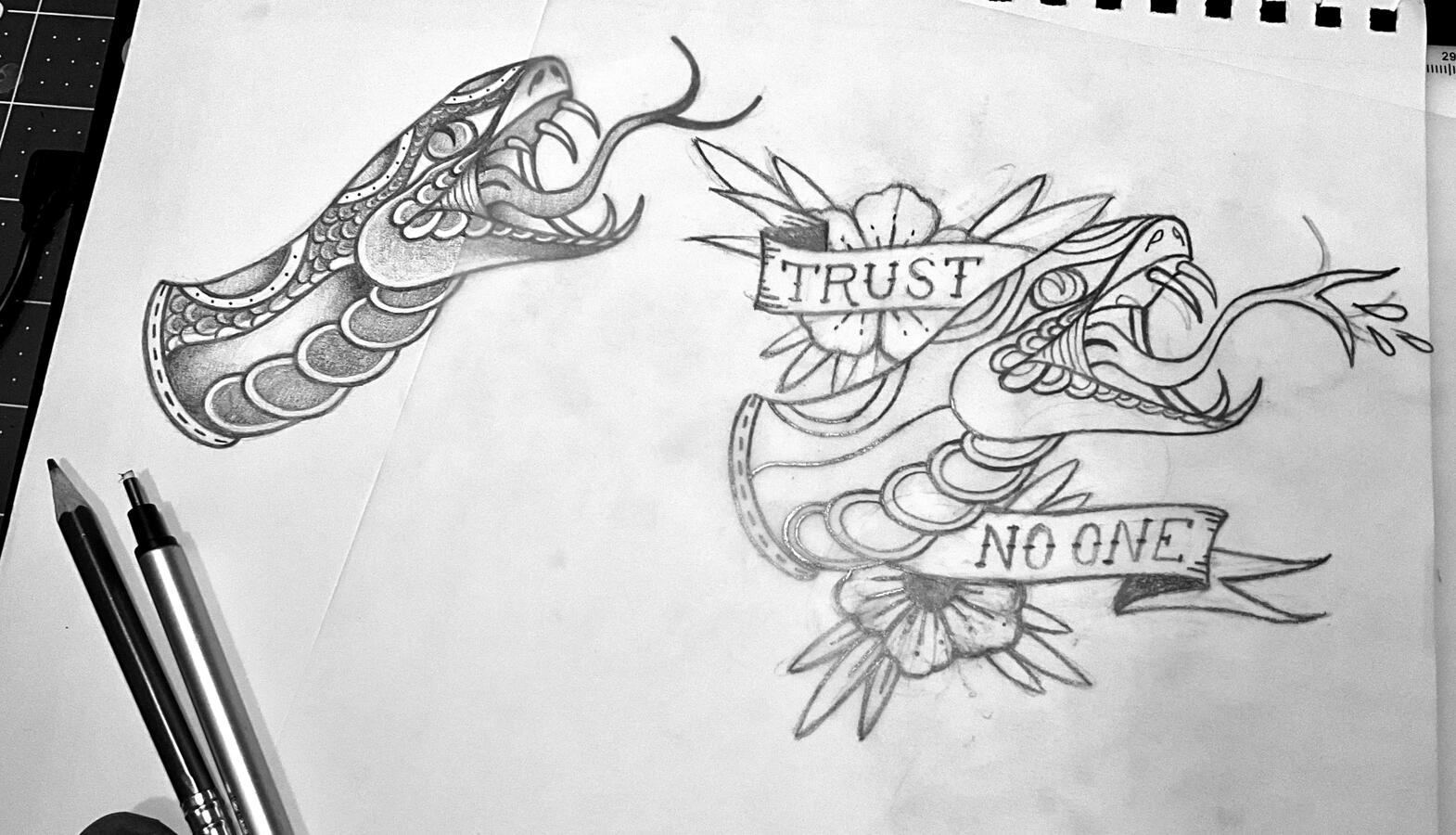 Trust No One Sketch