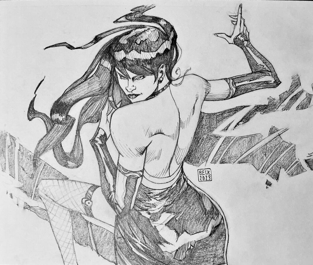 Comic Female illustration